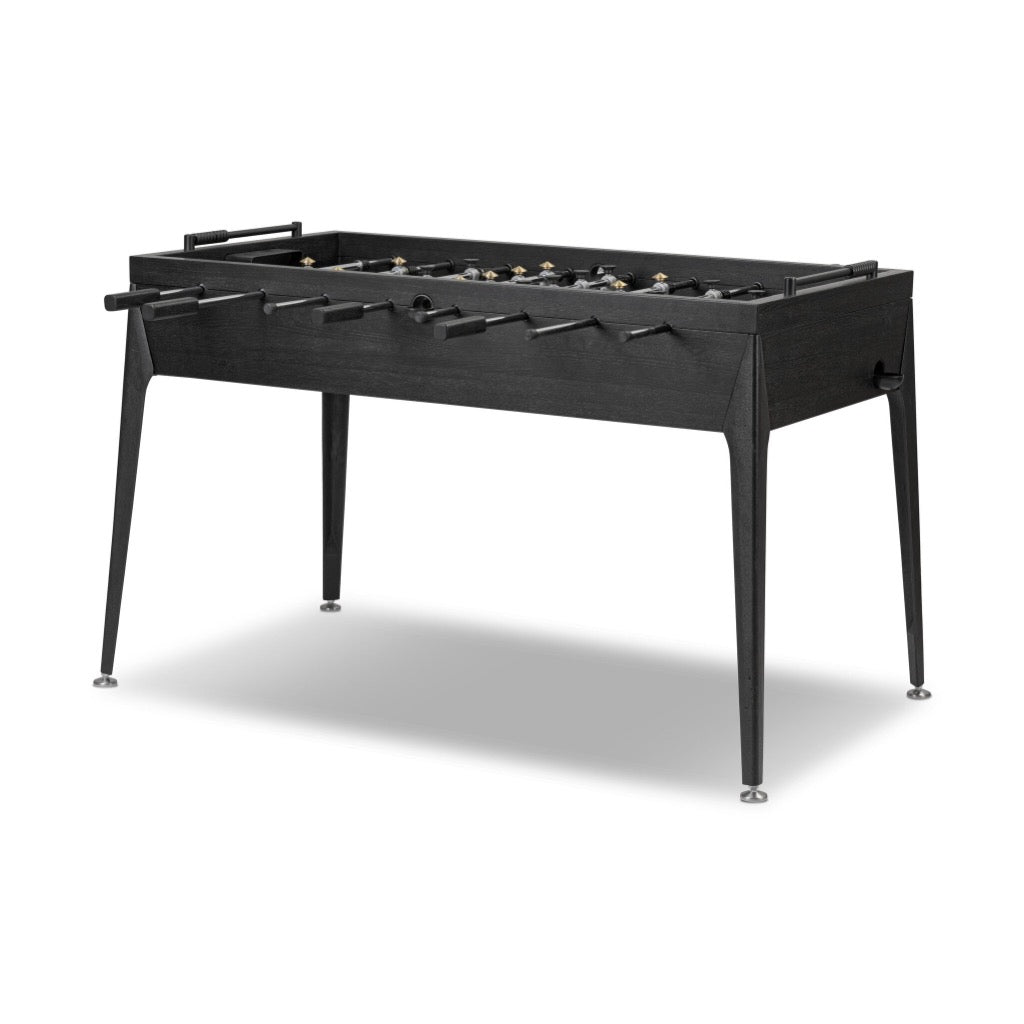 Premium District Eight Foosball Table - Solid Ebonized Oak Construction for Game Rooms, Bars & Entertainment Spaces - Perfect for Family Fun & Competitive Play