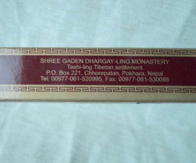 Authentic Agar 21 Ling Monastery Tibetan Incense from Pokhara Nepal - Pure Handmade Spiritual Incense for Meditation, Yoga & Relaxation