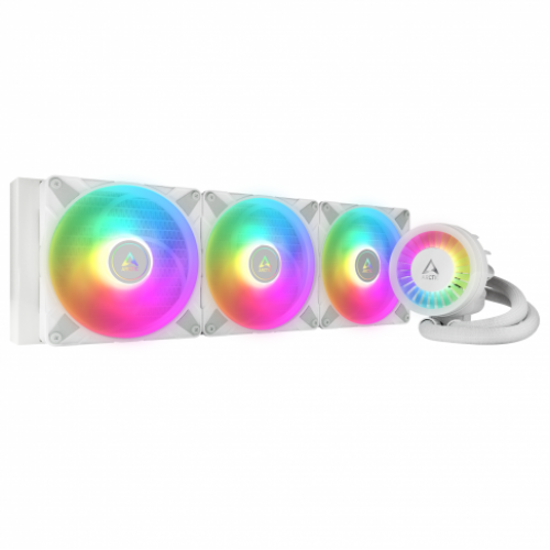 Arctic Liquid Freezer III 420 ARGB | 420mm AIO Liquid CPU Cooler with RGB Lighting | High-Performance Cooling for Gaming PCs, Workstations & Overclocking