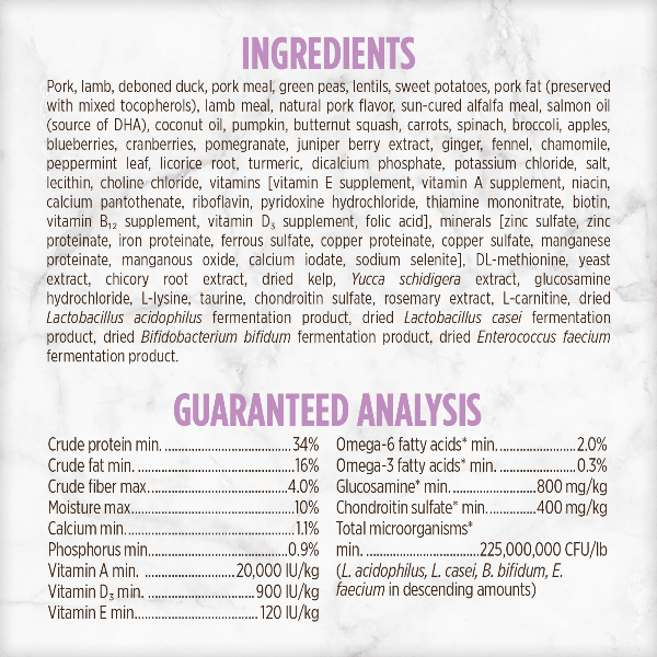 Nutrience Grain-Free Pork, Lamb & Duck Dry Dog Food - 10kg Bag | High-Protein Natural Recipe for Adult Dogs | Perfect for Sensitive Stomachs & Active Pets