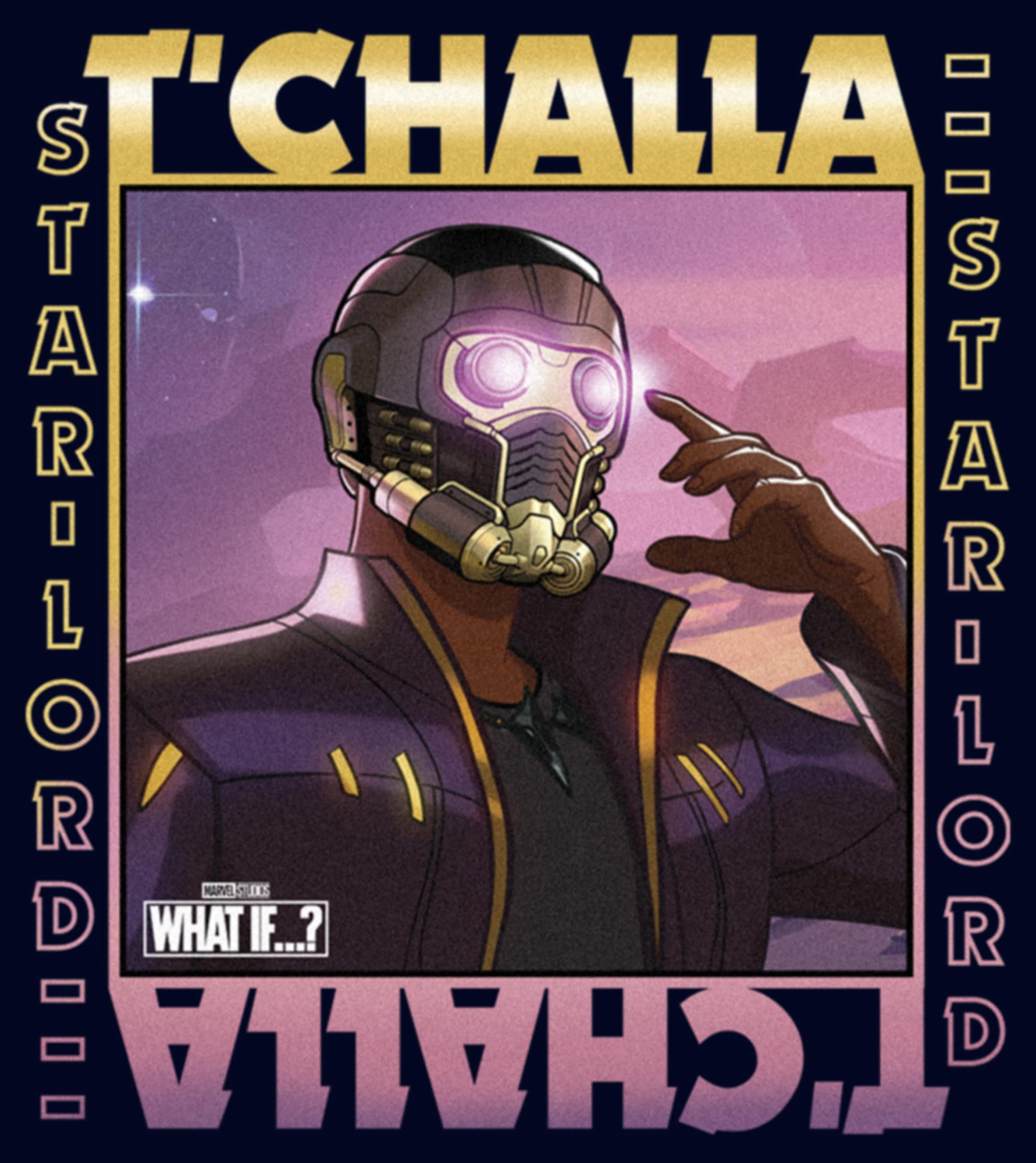 Marvel What If…? T'Challa Graphic T-Shirt for Kids - Soft Cotton Tee with Superhero Design - Perfect for Cosplay, Birthday Gifts & Everyday Wear