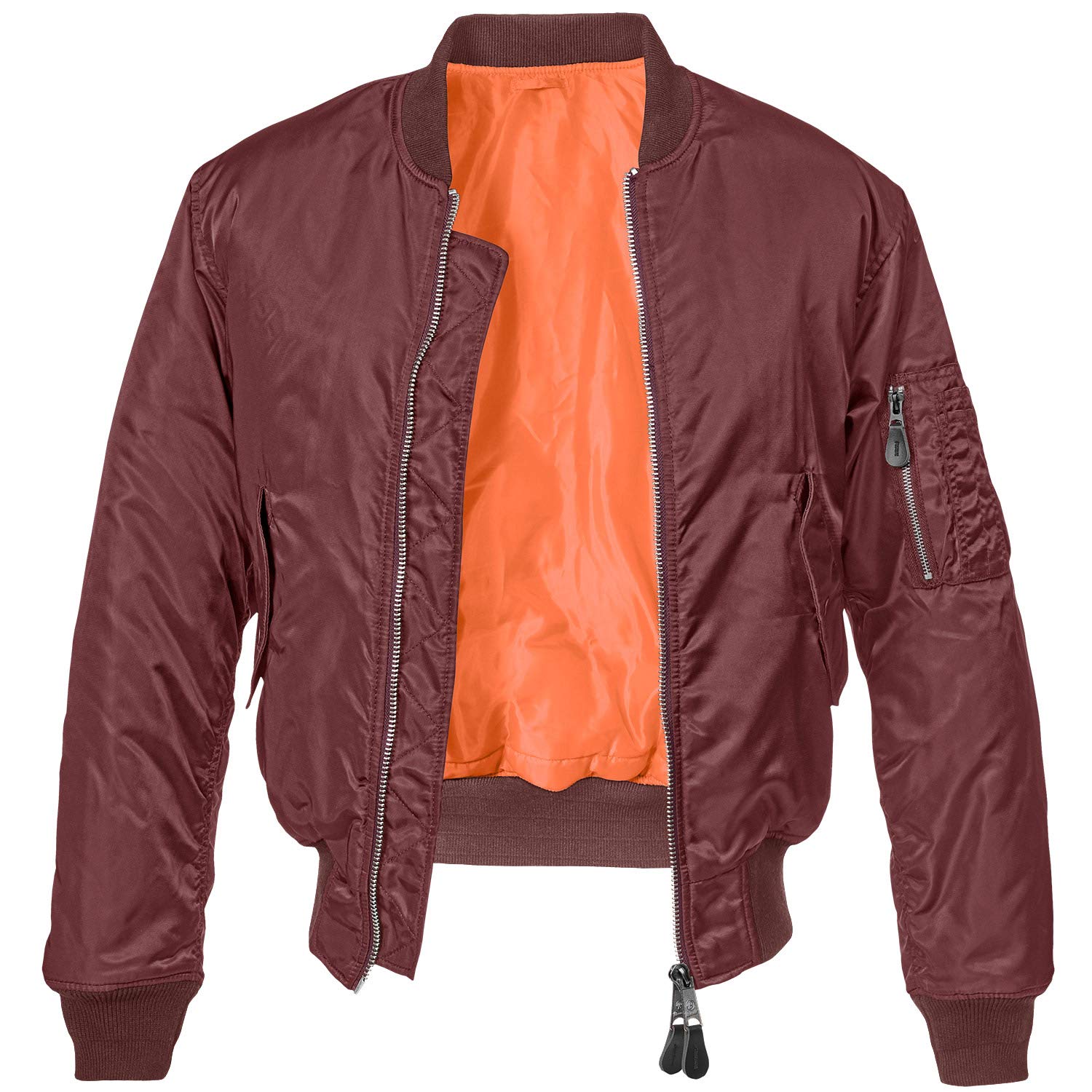 Men's MA1 Bomber Jacket - Olive Green Military Flight Jacket for Casual Wear & Outdoor Activities