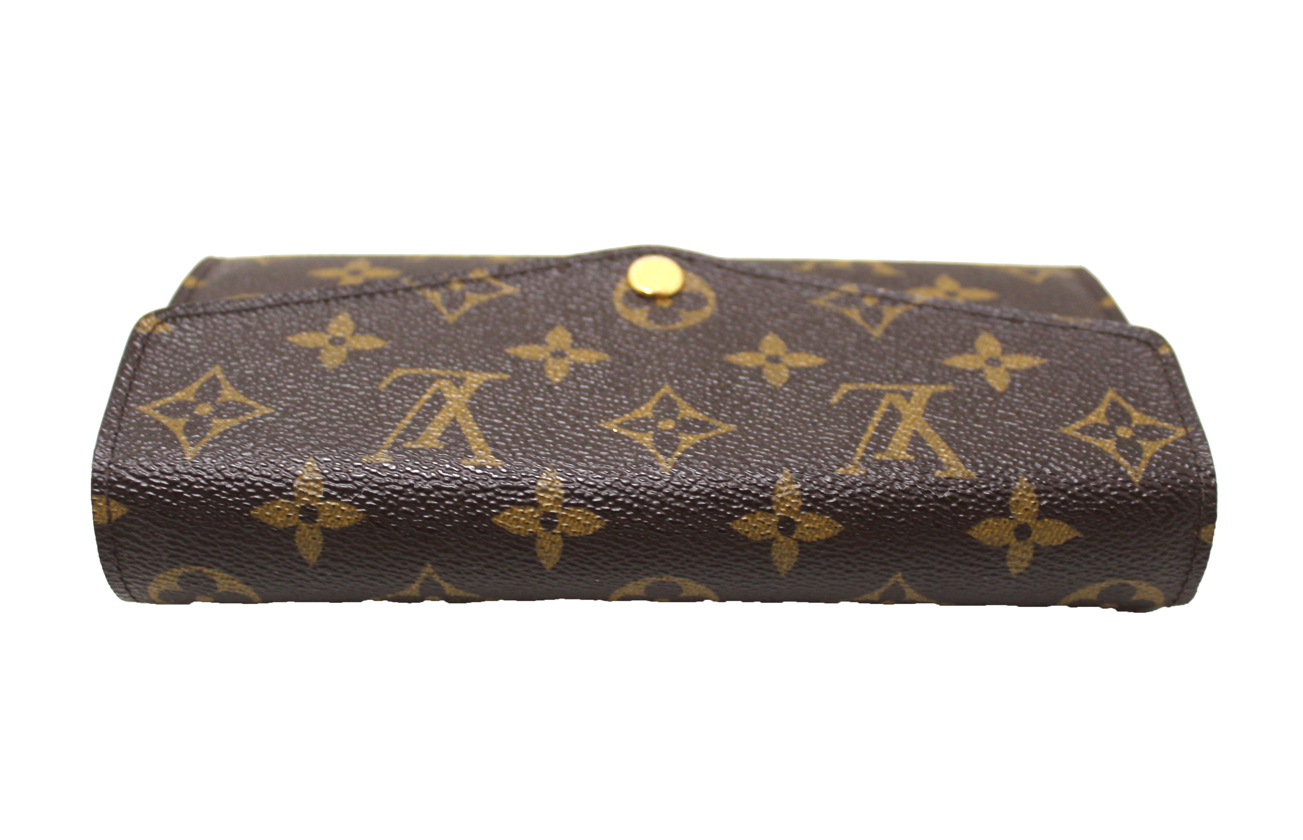 Authentic Louis Vuitton Monogram Canvas Sarah Long Wallet for Women - Luxury Designer Bifold Wallet with Multiple Card Slots & Zippered Coin Pocket - Perfect for Everyday Use, Travel & Gift Giving