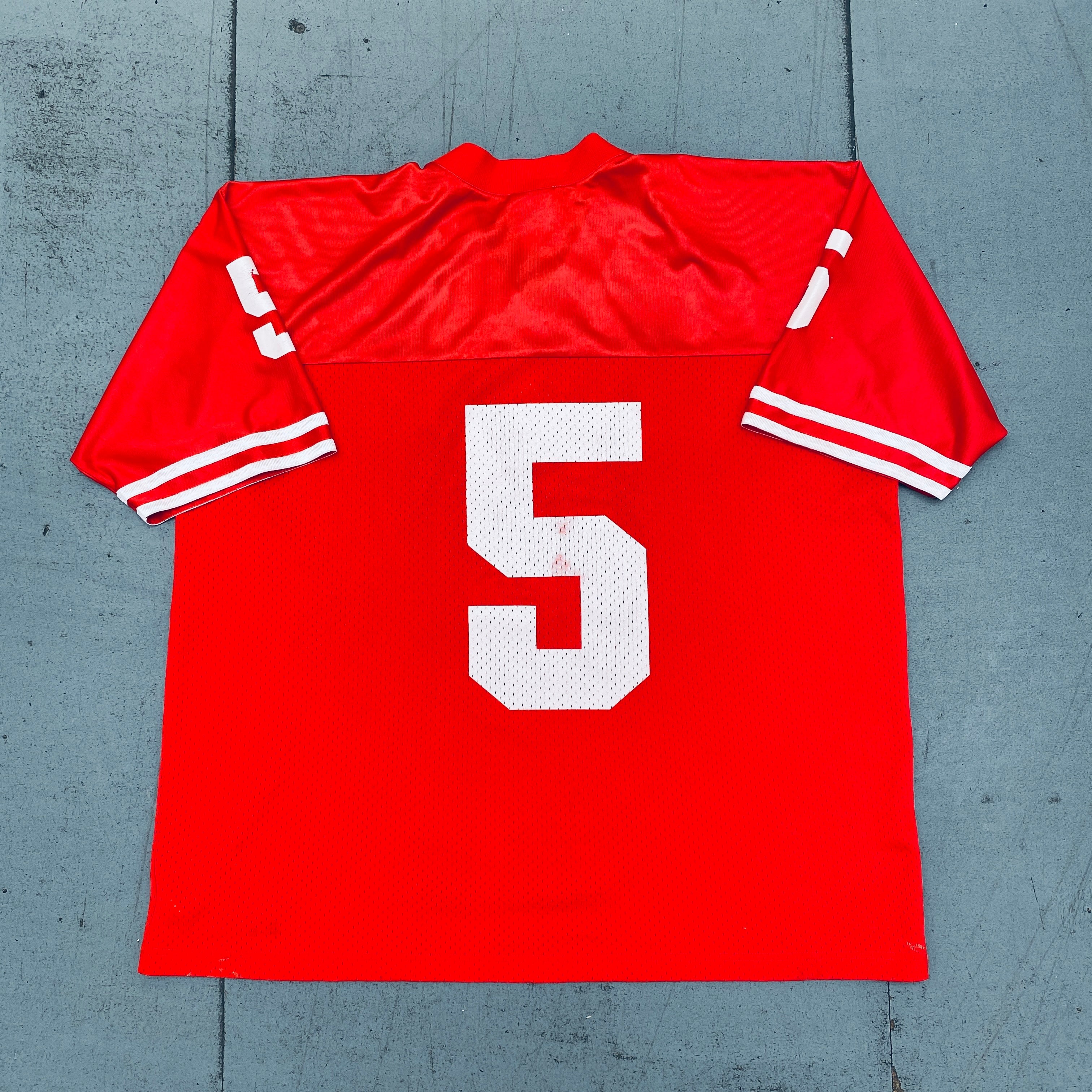 Adidas Wisconsin Badgers #5 Brooks Bollinger Jersey XL - Official College Football Fan Gear for Game Day & Tailgating