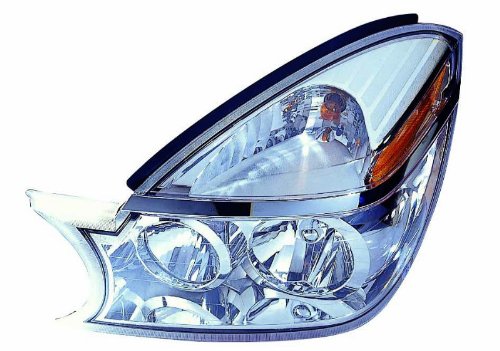 Depo 336-1112L-ASN Driver Side Headlight Assembly Replacement for Select Car Models - Perfect for Night Driving & Road Safety