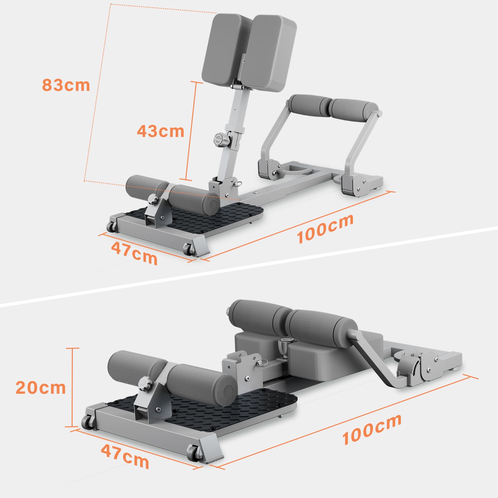 **Sissy Squat Machine for Home Gym - Deep Squat Trainer with Resistance Bands, Ab Workout Equipment, Roman Chair & Core Exercise Machine for Sit-ups, Leg & Glute Training | Perfect for Home Fitness & Strength Training**