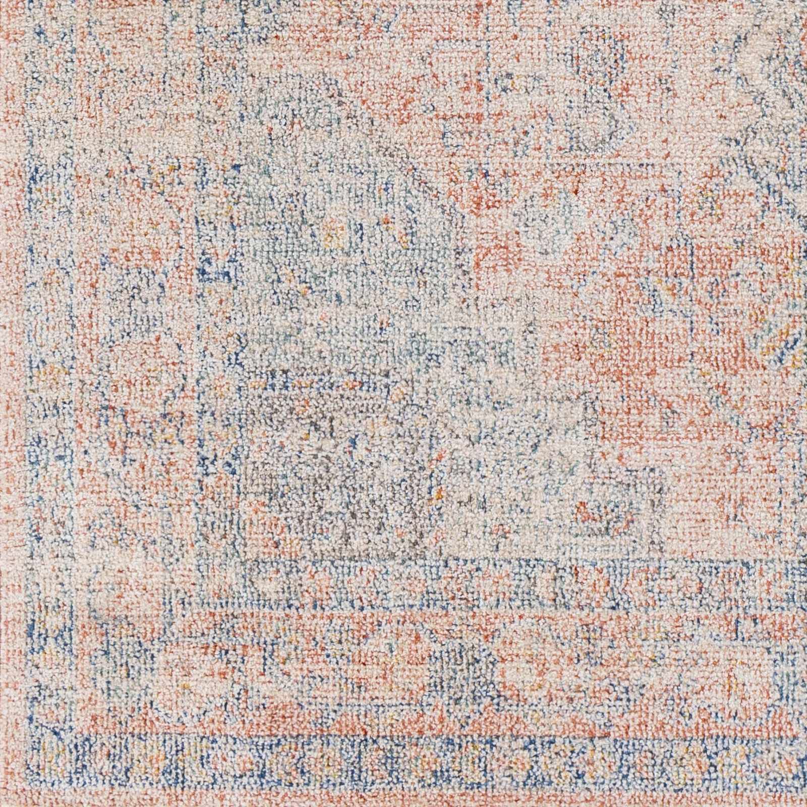 Hauteloom Akio Traditional Area Rug - Pale Pink, Ivory, Light Gray - 5'3