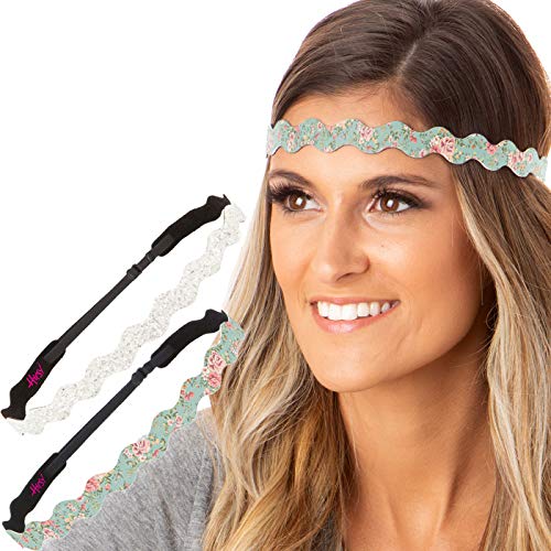 Wave Mint & White Glitter 2pk