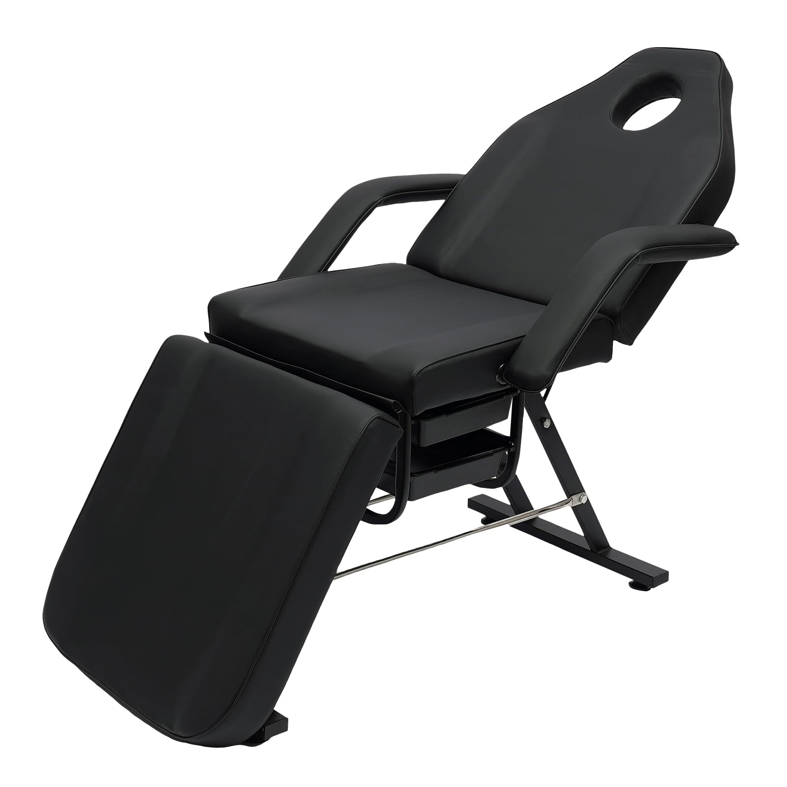 Professional Massage Table with Removable Armrests - Heavy Duty Metal Frame Salon Bed for Spa, Massage Therapy & Tattoo Parlors - Perfect for Home Use, Professional Clinics & Relaxation Centers
