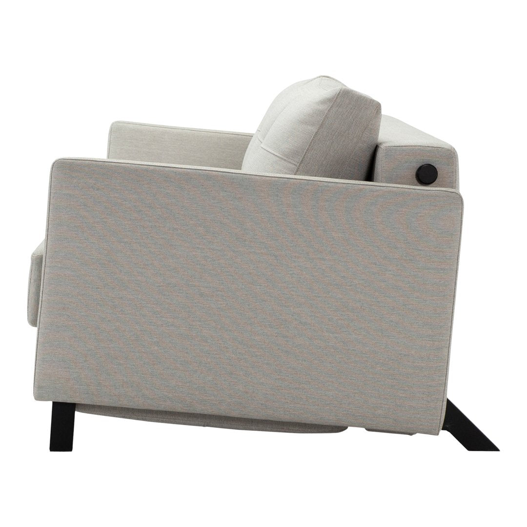 Luxury Cubed 02 Queen Size Sofa with Arms - Modern Comfortable Sectional Couch for Living Room, Lounge & Home Theater Seating