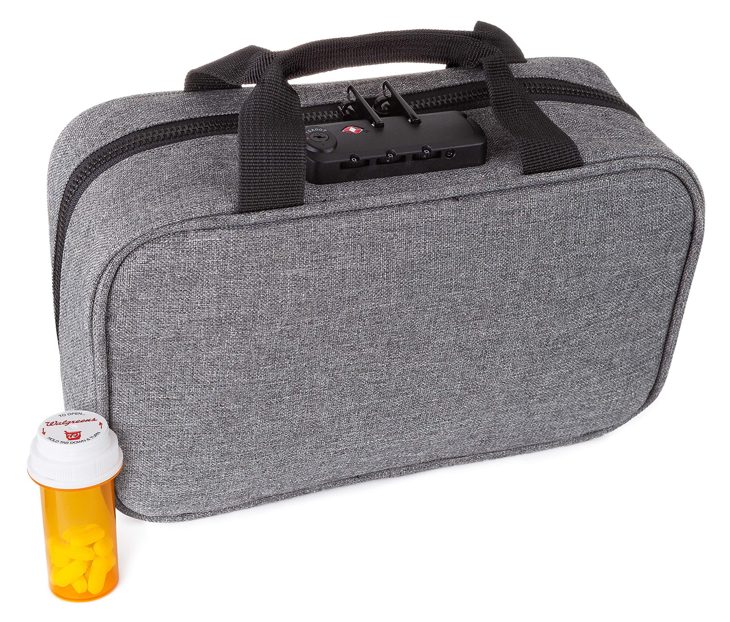Portable Medication Travel Organizer Pouch - Compact & Waterproof Pill Case for Daily Use, Airplane Trips & Emergency Kits