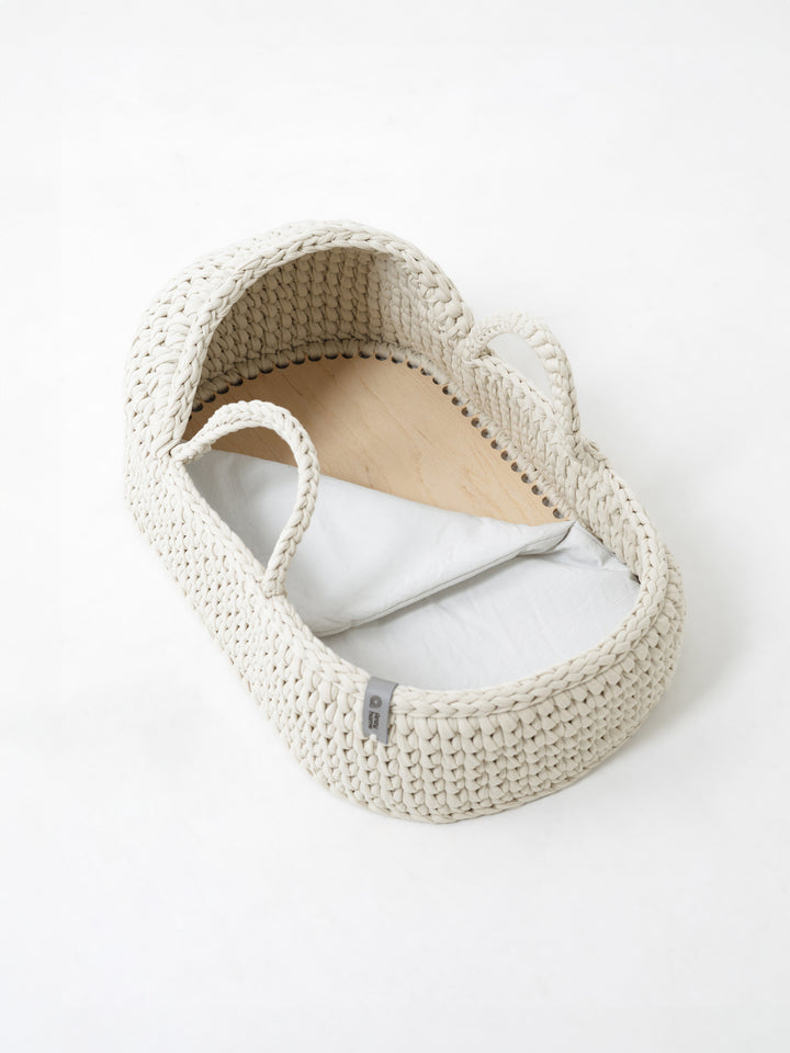 Anzy Home Doll Cradle with Round Hood and Stand - Perfect for Baby Doll Play, Nursery Decor, and Pretend Play for Kids