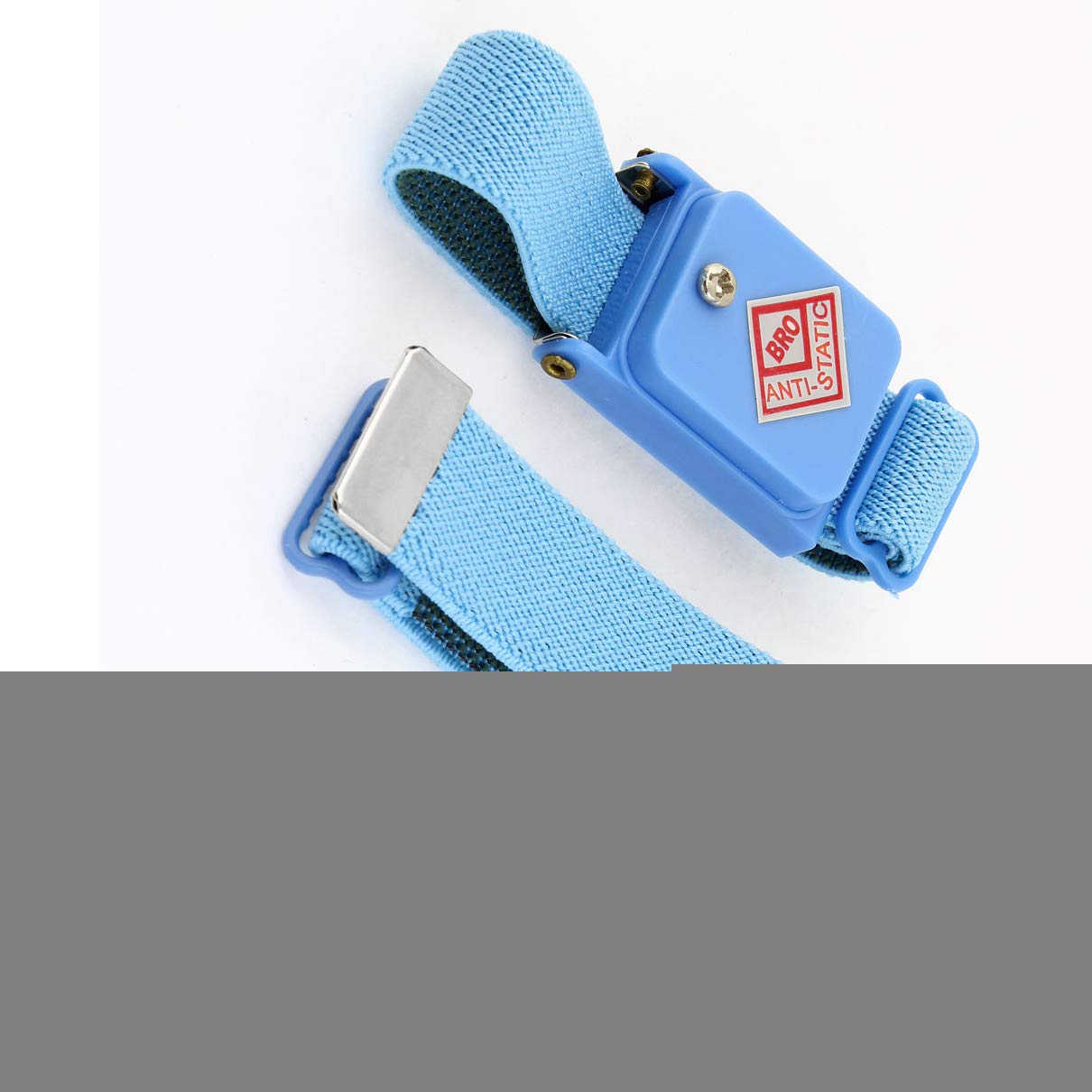 Anti-Static Wireless ESD Tool Set with Blue Stretchy Wristband - Cordless ESD Wrist Strap for Electronics Repair, PC Building & Static-Sensitive Work