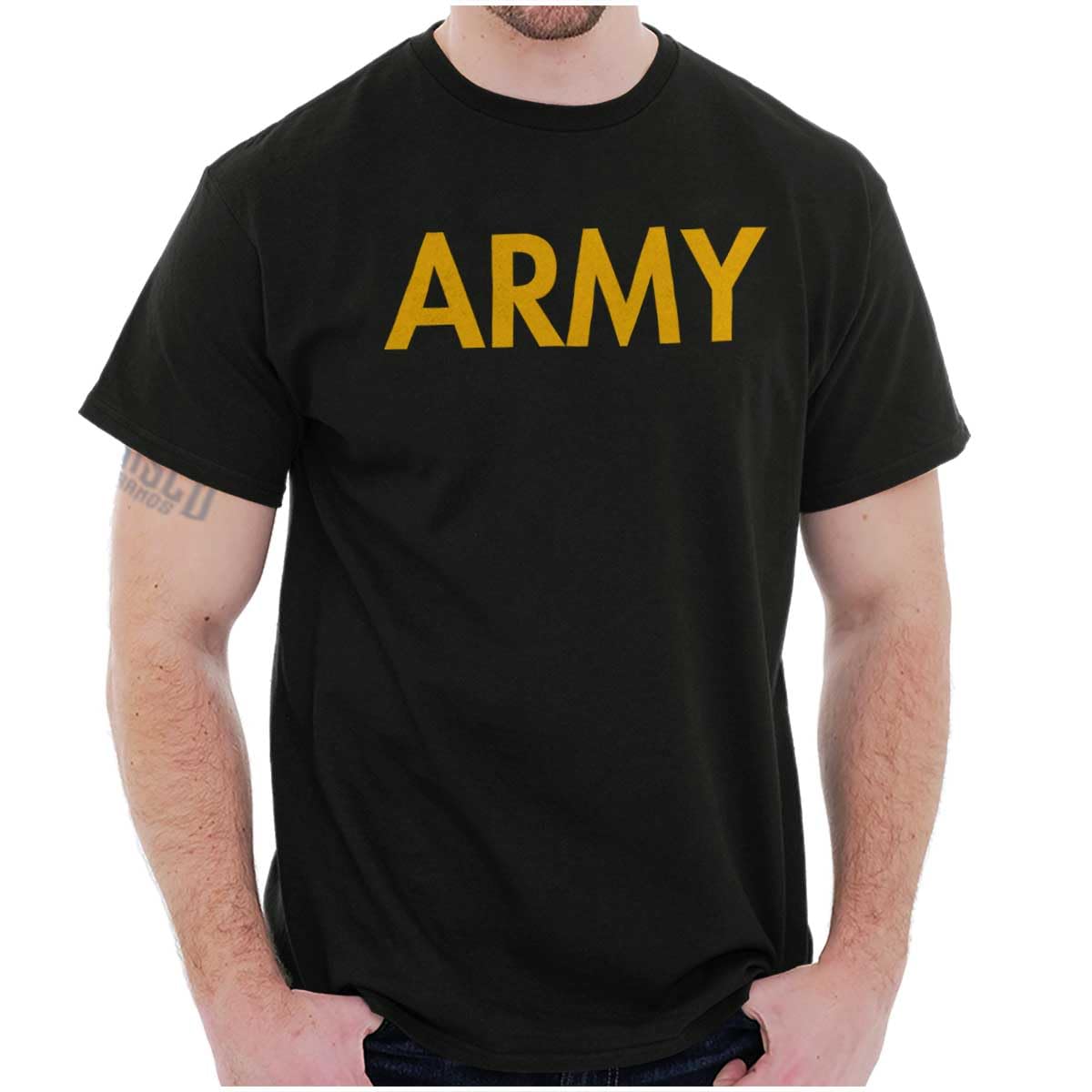 Military Army PT Workout Graphic T-Shirt for Men - Tactical Training & Fitness Apparel for Gym, Running, and Outdoor Activities