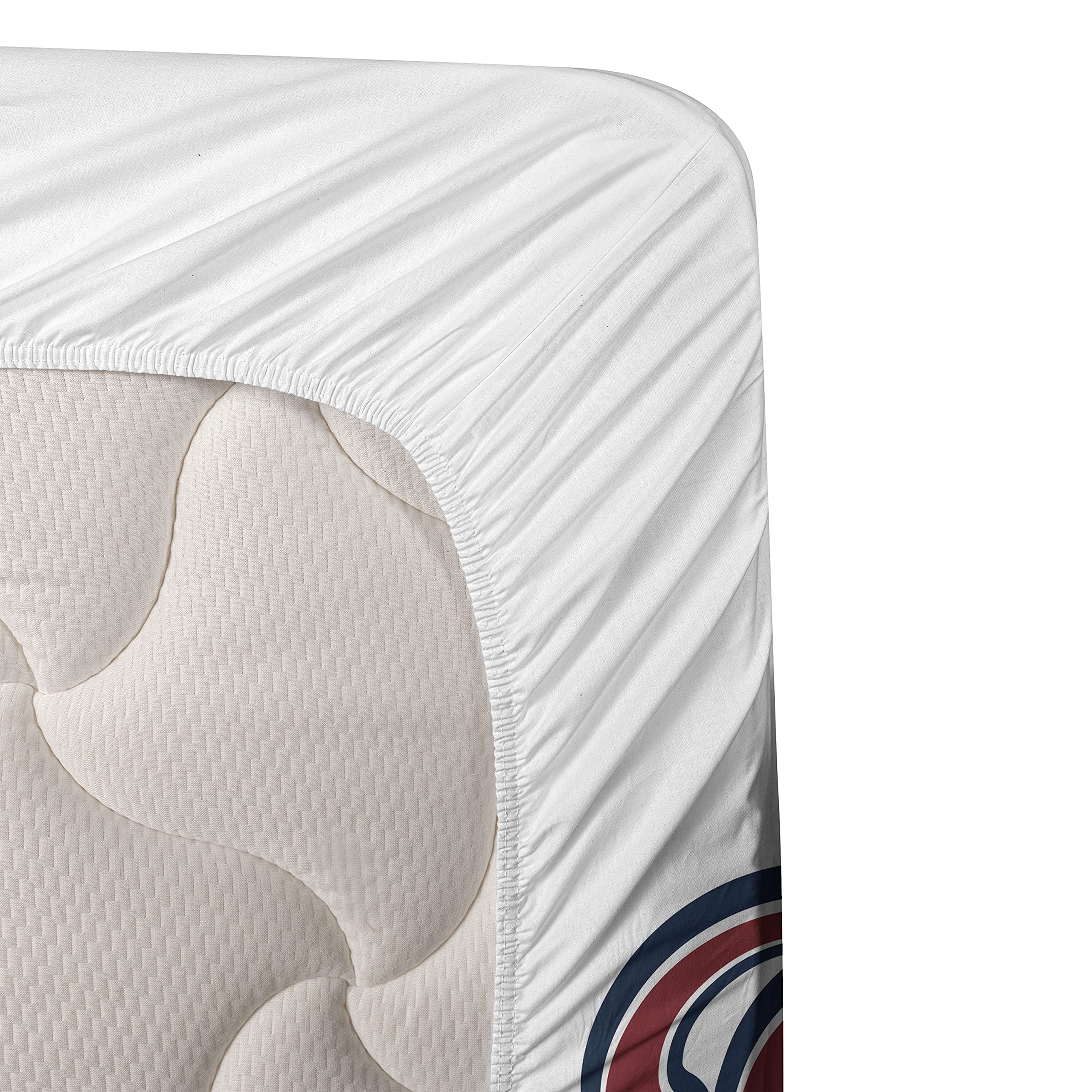 Ambesonne 3-Piece Baseball Sports Sheet Set - Twin XL Fitted & Flat Sheet with Pillowcase - Baseball Mitt, Bat & Ball Design - Team Sports Bedding for Kids & Adults - Perfect for Game Day Decor, Sports Themed Bedrooms & Fan Gifts