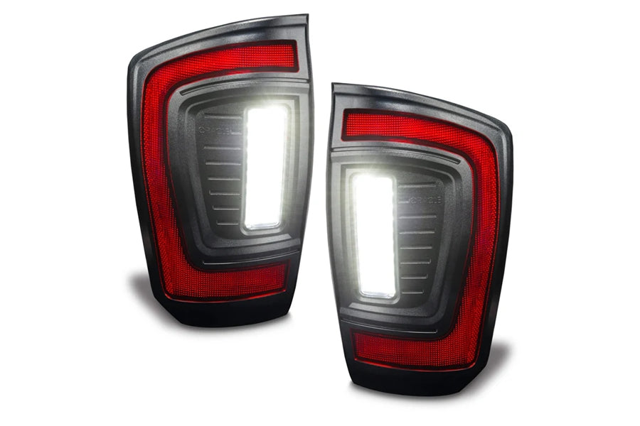 2016-2023 Toyota Tacoma Oracle Flush Mount LED Tail Lights - Smoked Lens, Sequential Turn Signal, Waterproof for Off-Road & Daily Driving