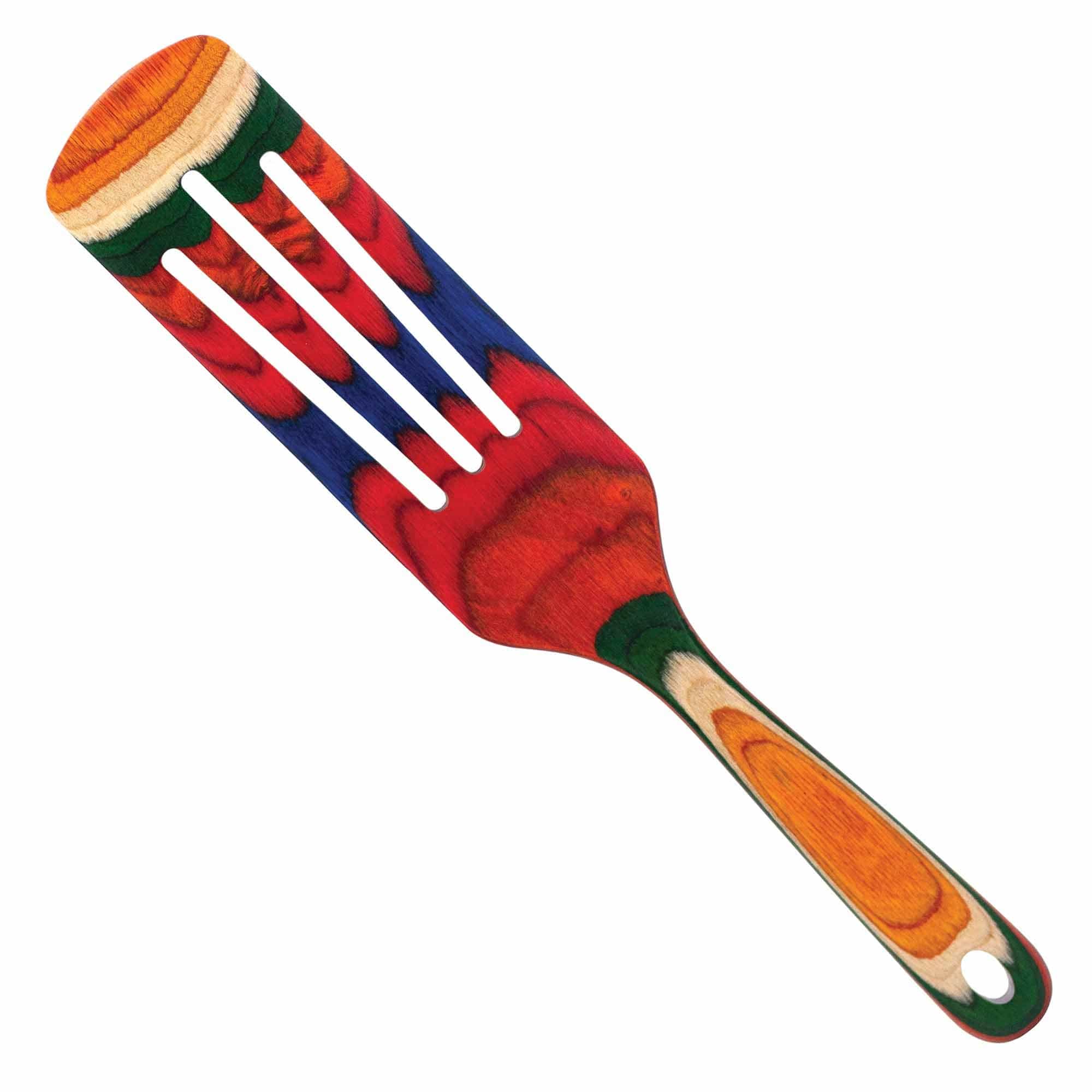 Baltique® Marrakesh Collection Wooden Spurtle - 13 Inch Premium Cooking Utensil for Stirring, Mixing & Serving - Perfect for Porridge, Soup, Sauces & Baking