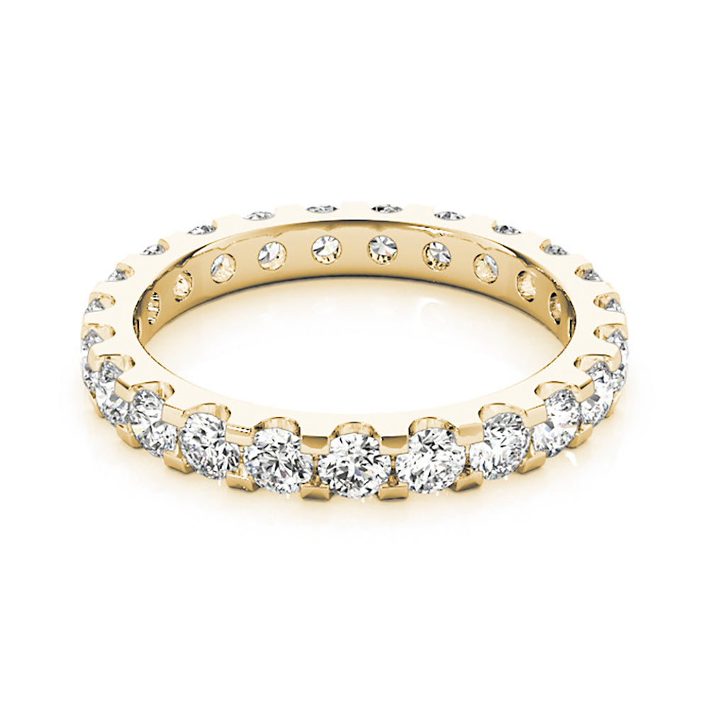 2.00 Carat Round Diamond Eternity Band for Women - 14K White Gold Wedding Ring, Anniversary Gift, Bridal Jewelry for Special Occasions