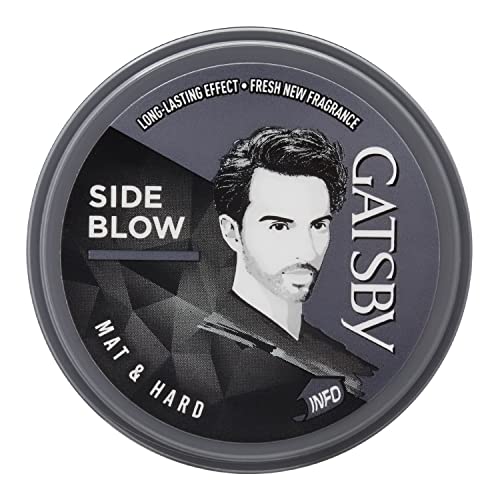 Gatsby Hair Styling Wax - Matt & Hard Hold Hair Wax for Men (75g, Grey) - Perfect for Textured Hairstyles, Spikes & Messy Looks
