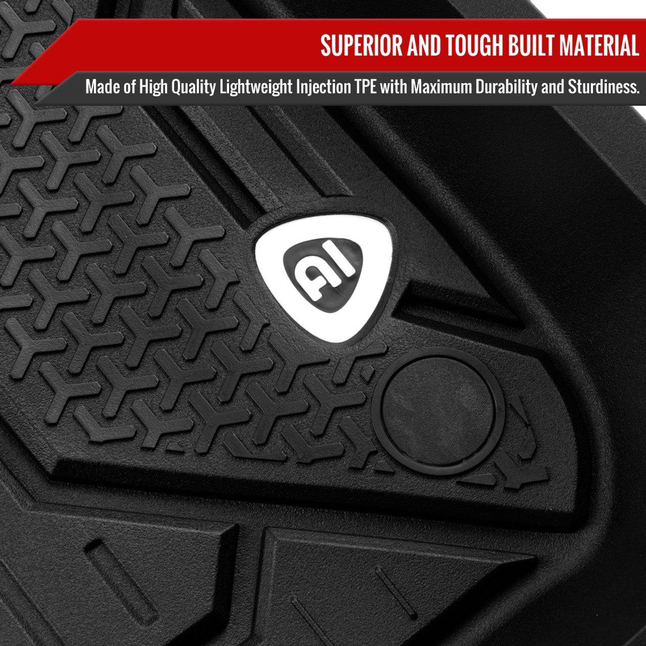 2017-2022 Honda CRV CR-V 3D All-Weather TPE Floor Mats - 3-Piece Set for Car Protection | Perfect for Winter, Rainy Days & Off-Road Adventures