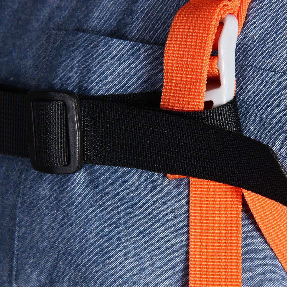 MOOCY Adjustable Chest Strap with Emergency Whistle Buckle - Universal Outdoor Backpack Sternum Strap for Hiking, Camping & Travel Accessories - Durable Hardness Strap for Fabric Backpacks