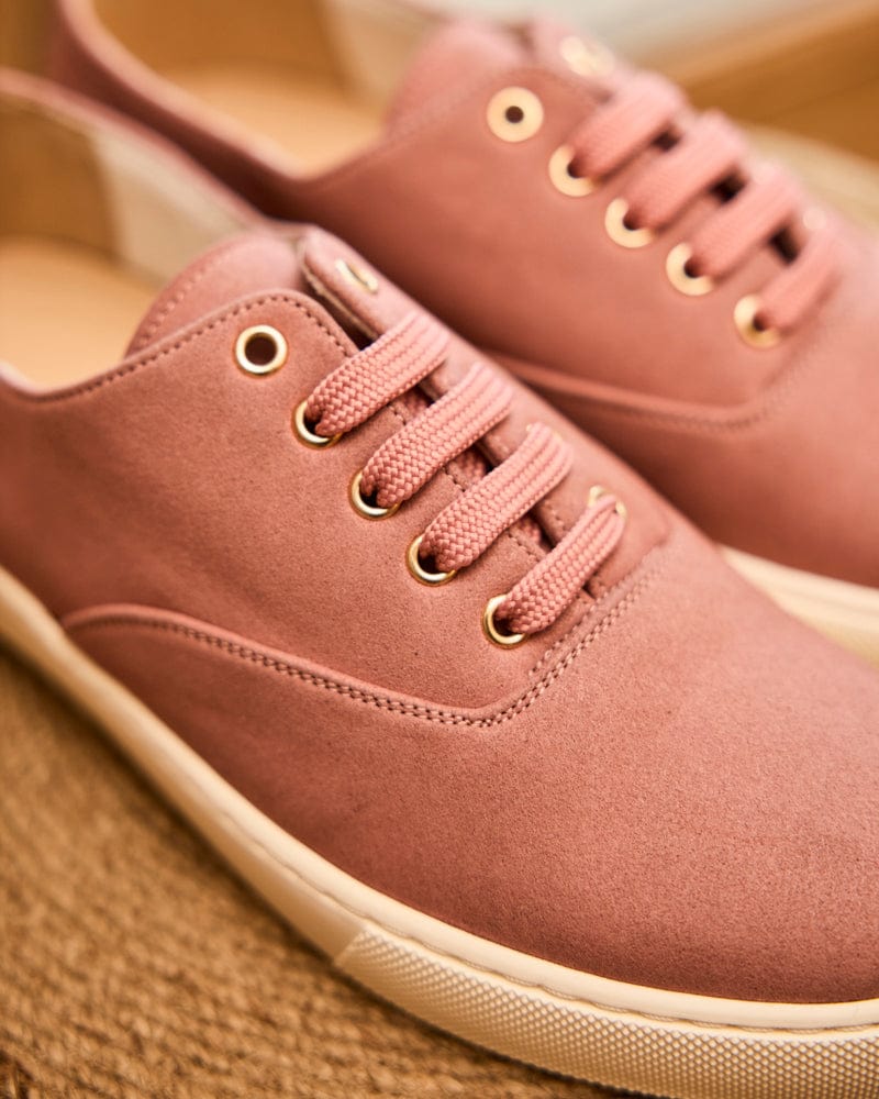 Eco-Friendly Vegan Sneakers for Women - Lightweight & Comfortable Recycled Fabric Walking Shoes | Blush Pink | Perfect for Casual Wear, Running & Gym Workouts