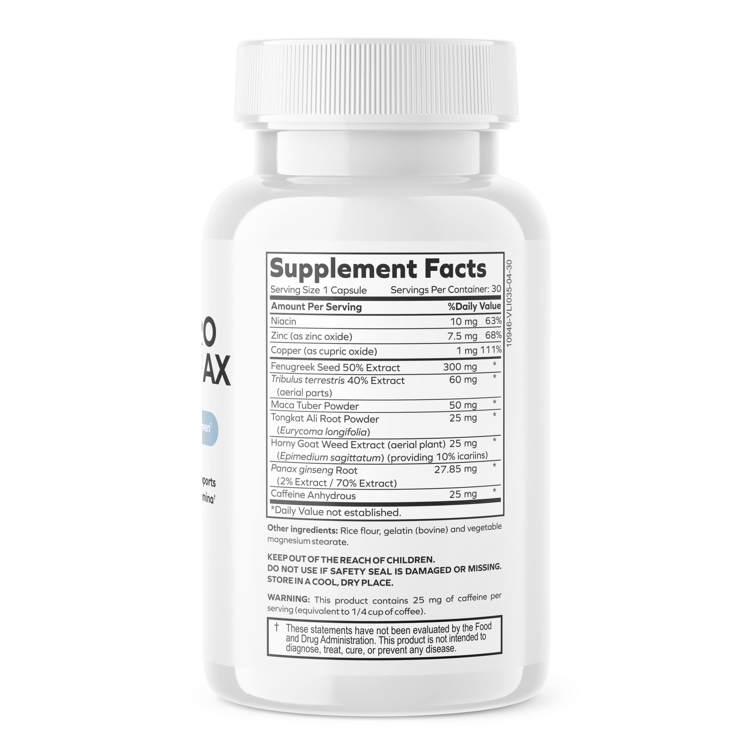 Testpro Testosterone Booster for Men - Natural Supplement with Fenugreek, Tribulus & Maca Root - Enhance Energy, Muscle Growth & Vitality - Ideal for Workout, Gym & Active Lifestyle