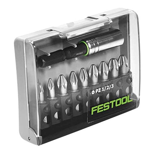 Festool PZ + BH 60-CE Drill Bit Set - Premium Screwdriver Bits for Woodworking & Construction - Perfect for DIY Projects & Professional Use