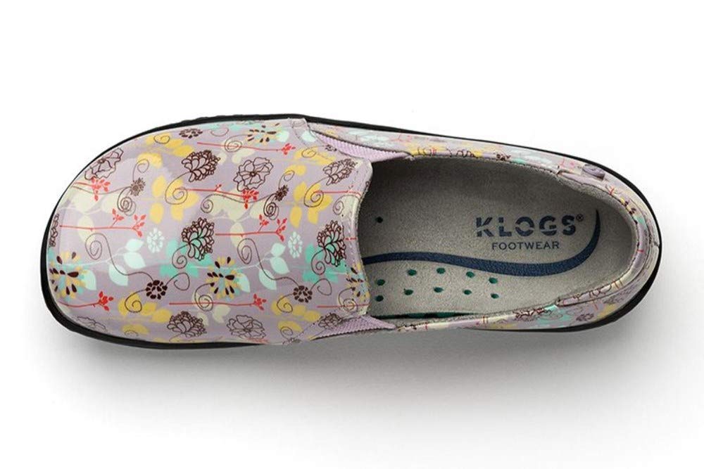Klogs Moxy Hero Patent Leather Slip-Resistant Work Shoes for Women - Comfortable & Durable Nursing Shoes for Healthcare Workers, Restaurant Staff & Service Professionals