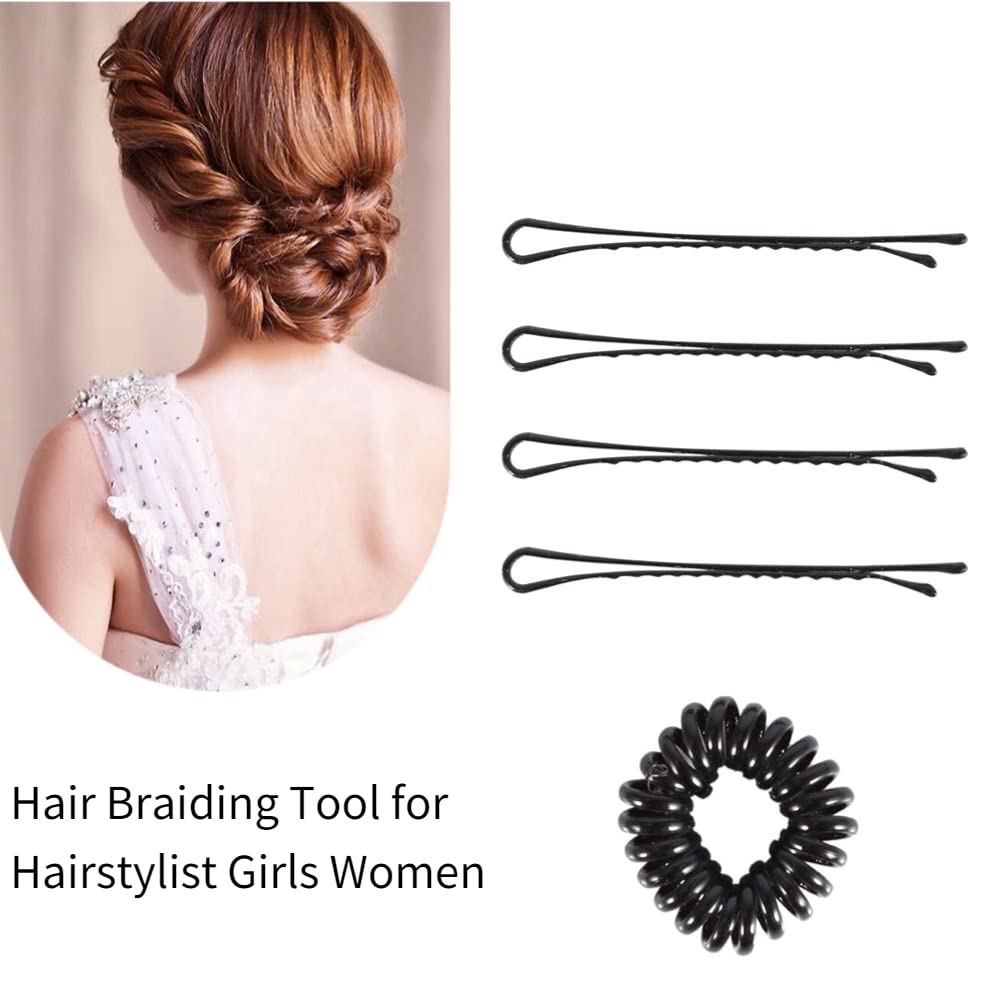 ZJchao 4/9PCS Hair Bun Maker & Braiding Styling Disk Tools Set - DIY Hair Accessories Kit with 3 Styles (2PCS & 9PCS) for Women & Girls - Perfect for Updos, Ponytails, and Special Occasion Hairstyles