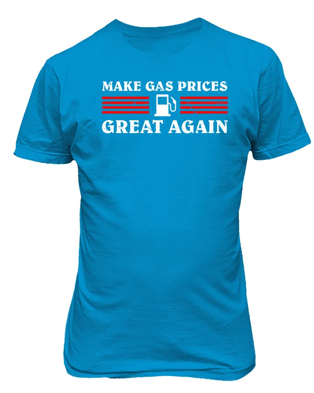 Funny 'Make Gas Prices Great Again' America Unisex T-Shirt - Comfortable Cotton Tee for Casual Wear, Political Humor & Patriotic Outfits
