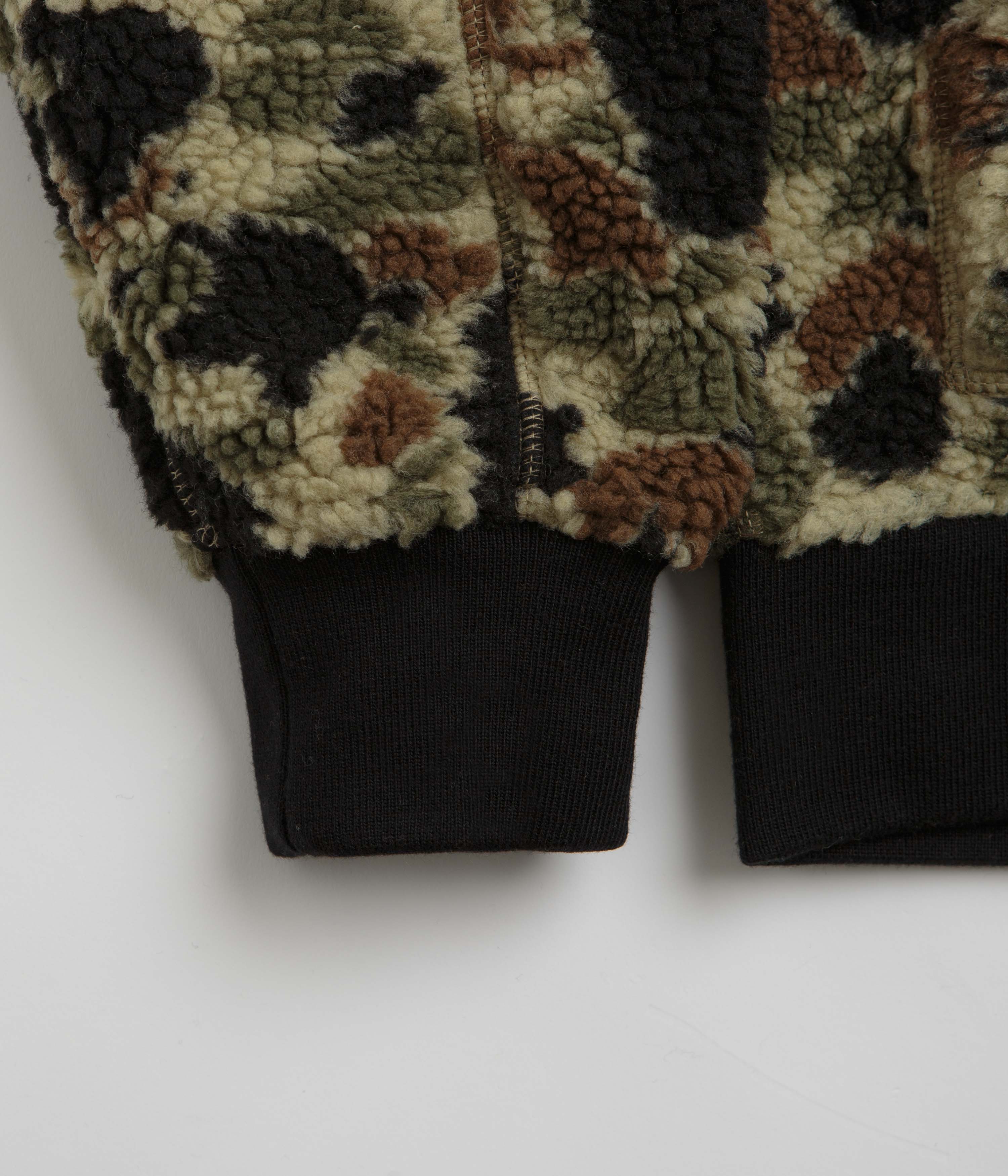Carhartt OG Active Liner Fleece Jacket - Camo Duck Jacquard Green for Outdoor Work & Winter Warmth