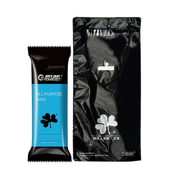 100 Pack Disposable Car Trash Bags - Self-Adhesive Hanging Vomit Bags for Cars, Travel, Office & Home | Portable Stick-On Waste Bins for Kitchen, Bedroom, Camping & Road Trips (Black)