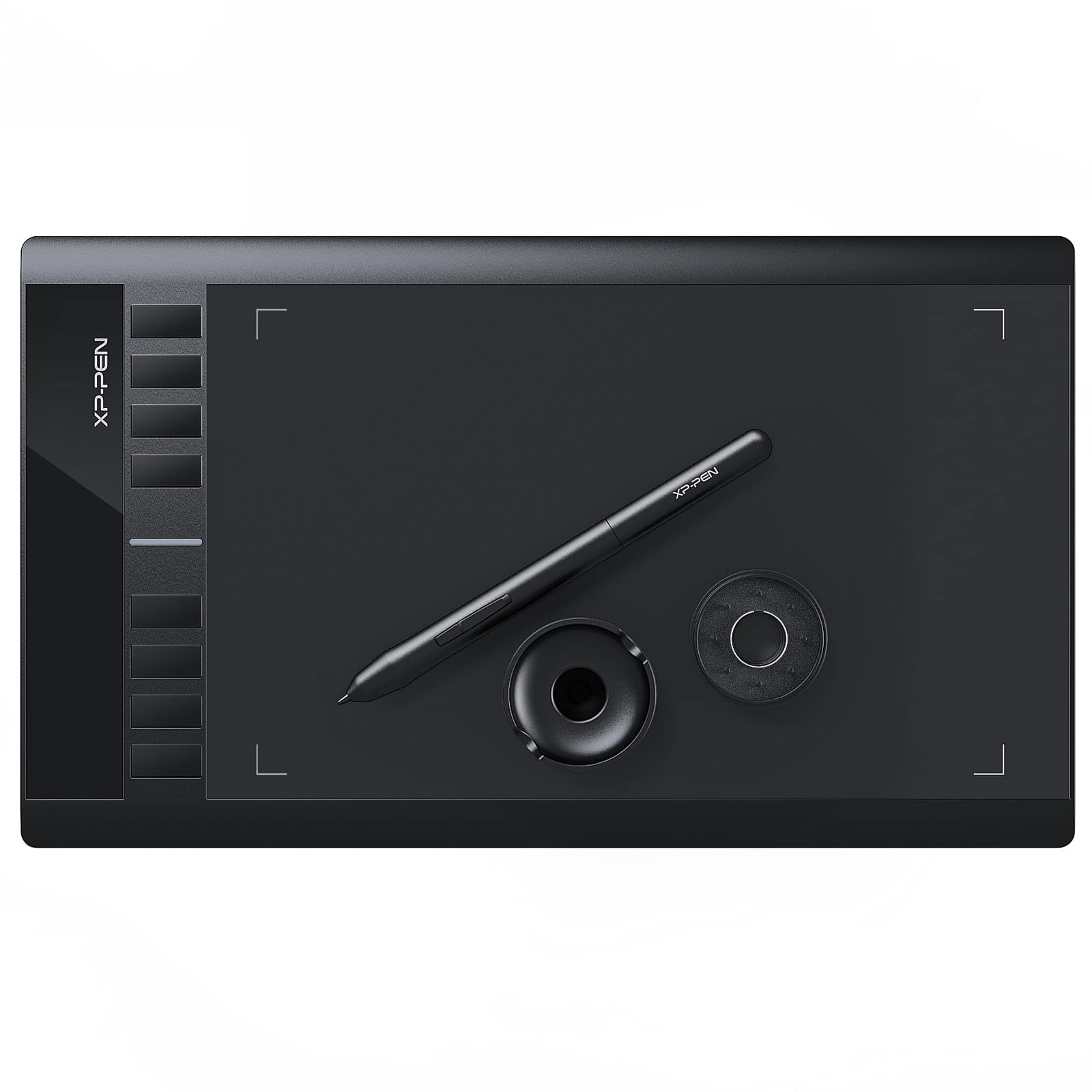 XPPen Star03 V2 Graphics Drawing Tablet with 8192 Pressure Levels - Battery-Free Stylus, 8 Customizable Hot Keys - Digital Art, Animation & Signature Pad for Artists, Designers & Professionals (Black)