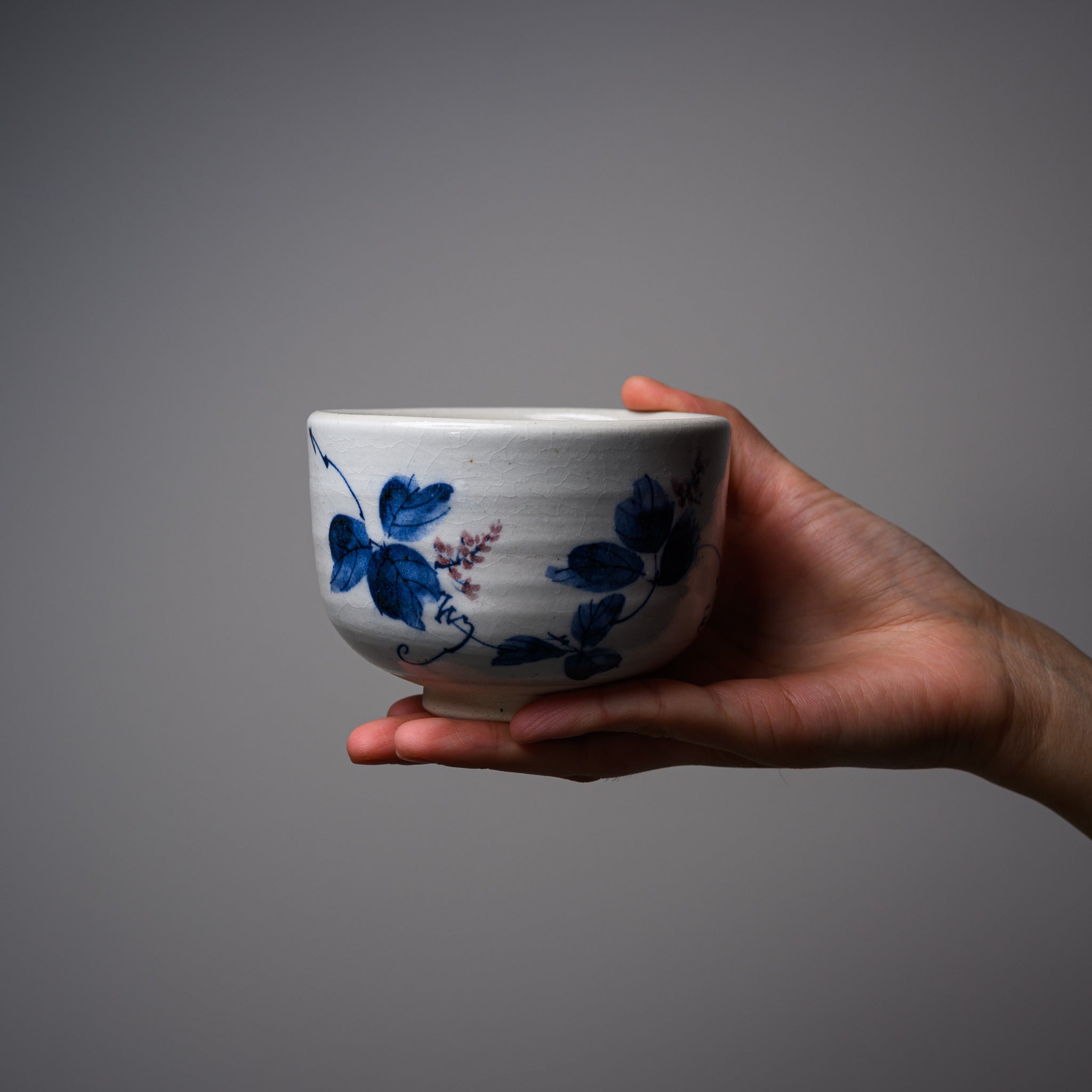 Premium Handcrafted Matcha Bowl - Indigo Ivy Glaze, Authentic Japanese Tea Ceremony Set for Whisking & Serving Matcha, Perfect for Traditional Tea Rituals & Zen Meditation