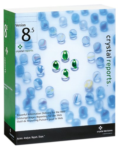 Crystal Reports 8.5 Professional Upgrade with User Access Maintenance | Business Reporting Software for Data Analysis & Financial Statements