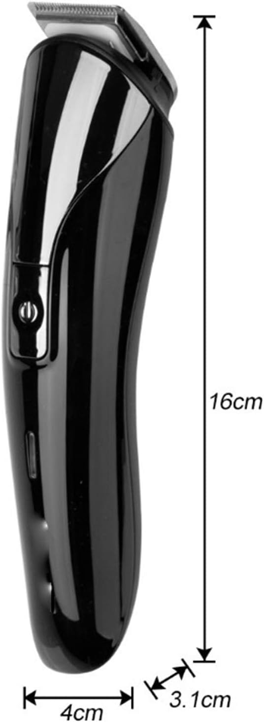 Professional 6-in-1 Rechargeable Electric Hair Clipper for Men - Multifunctional Beard, Nose & Ear Trimmer - Perfect for Home Grooming, Barber Shops & Travel Use
