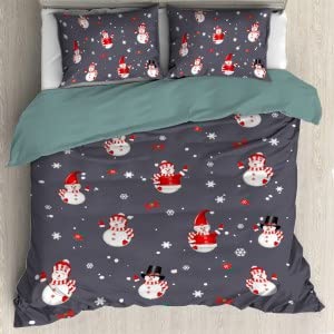 Christmas Snowman Prints Santa-1