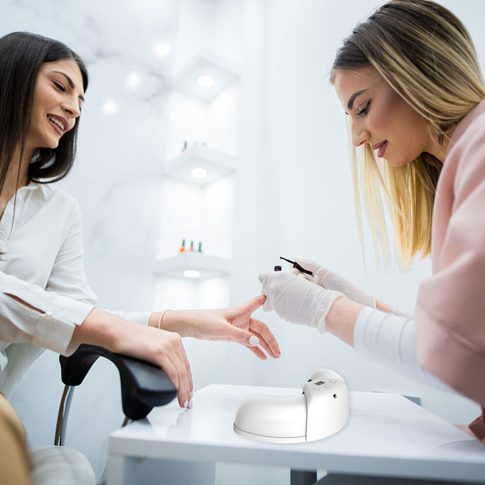 UV LED Nail Lamp 36W - Quick Dry Gel Polish Light with 3 Timers for Home & Salon Use