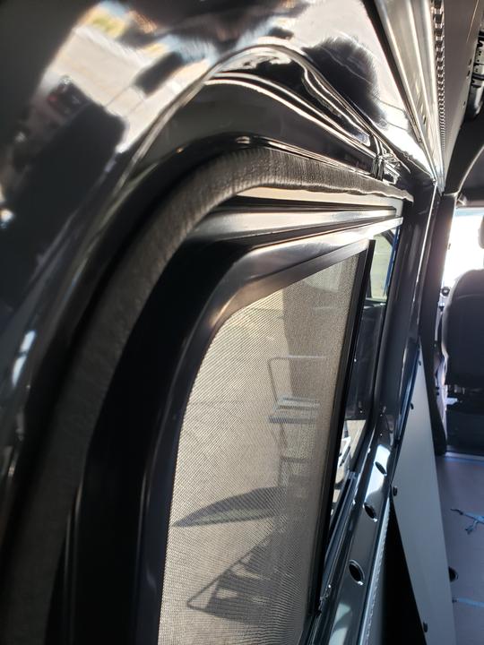 AMA Driver Side Rear Quarter Screened Half Slider Window for 2007-2024 Sprinter 144 WB - Perfect for Van Conversions & RV Upgrades
