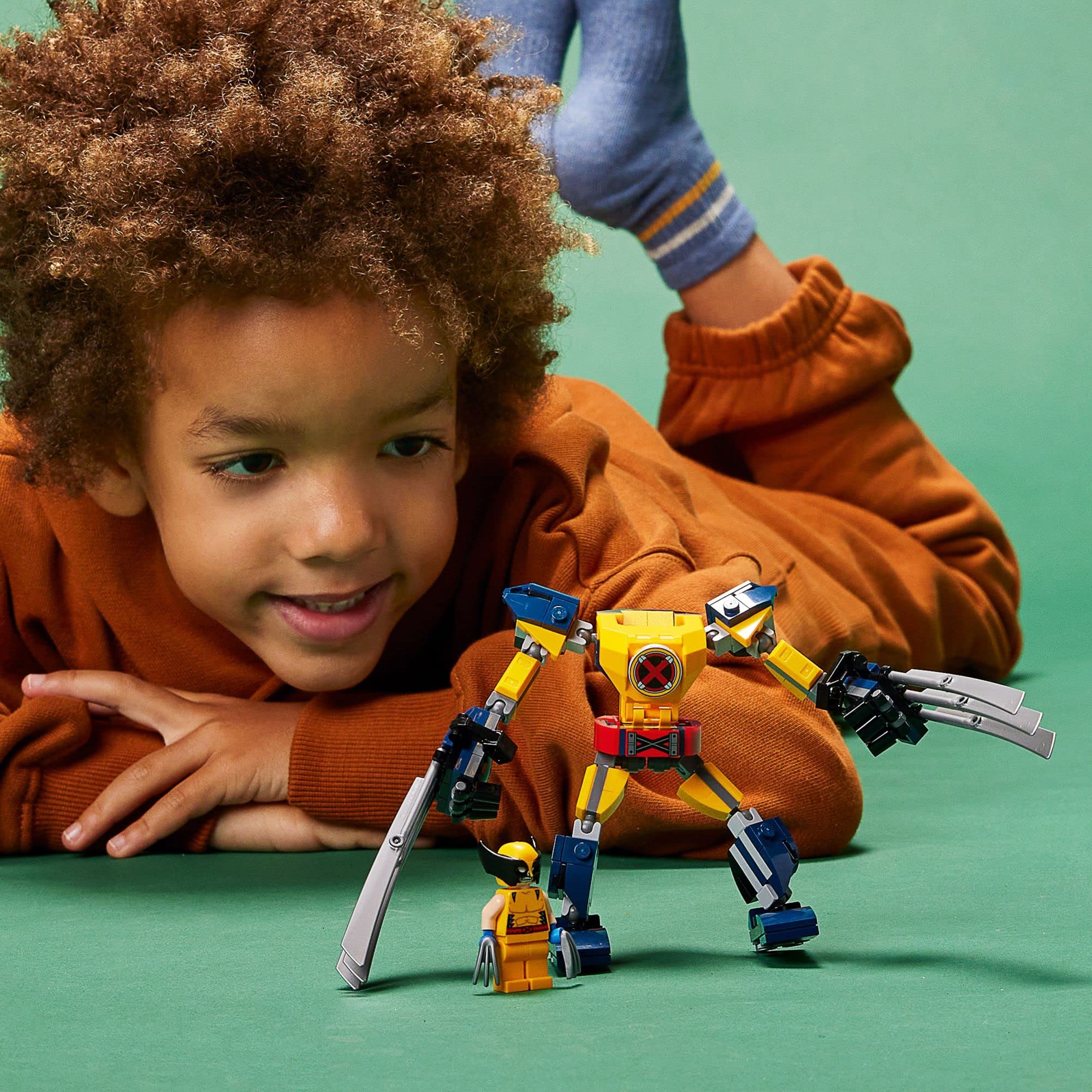 LEGO Marvel Wolverine Mech Armor 76202 Building Kit - 141-Piece Collectible Wolverine Mech & Minifigure for Kids Ages 7+ | Superhero Play, Gift for Marvel Fans, Creative Construction Toy