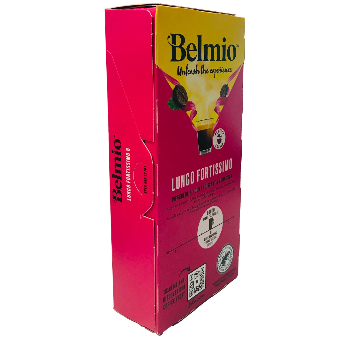 Belmio Lungo Forte Nespresso Compatible Coffee Capsules - 10 Pack for Espresso & Lungo Drinks - Perfect for Home & Office Coffee Machines