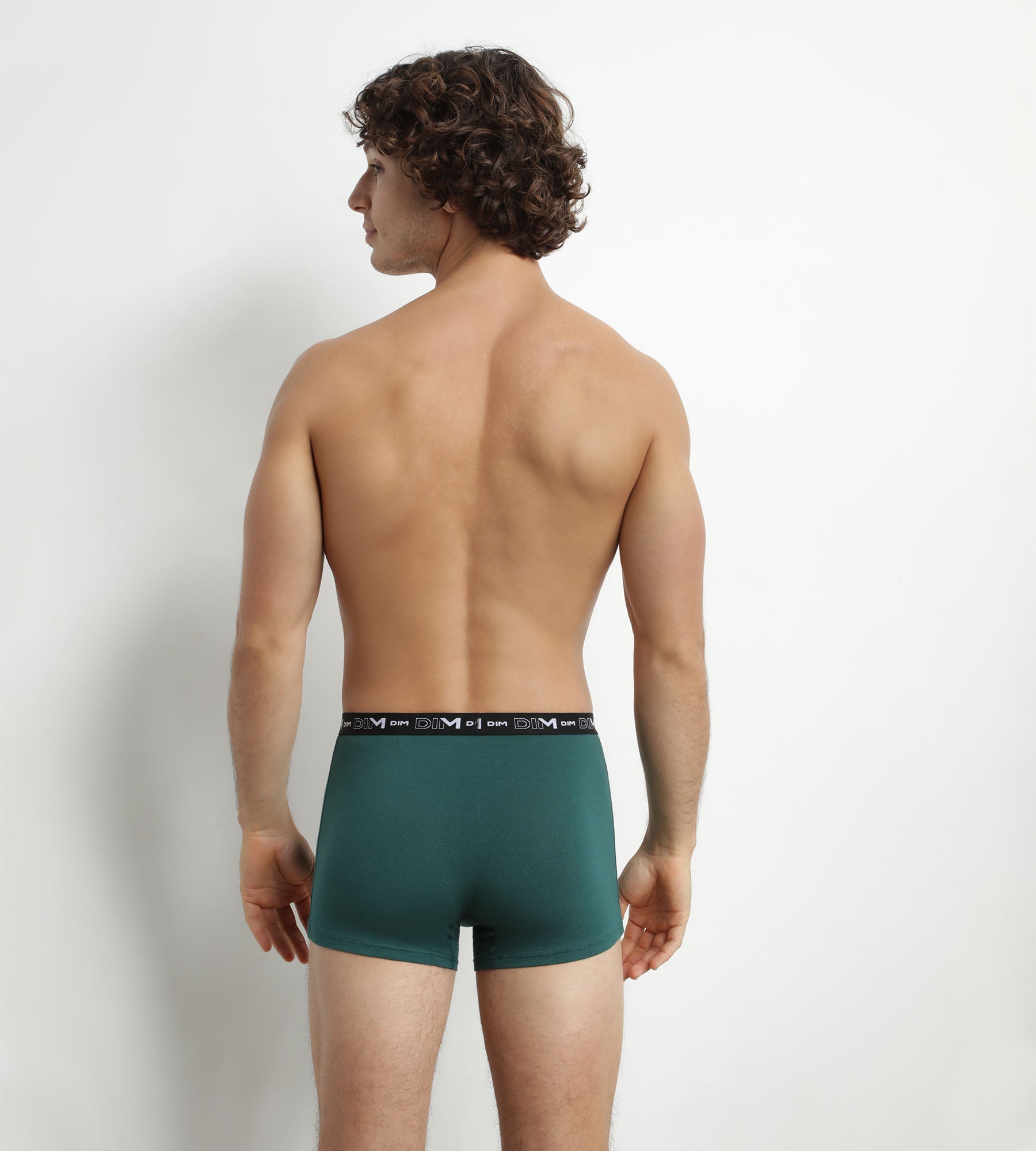 3 Pack Men's Cotton Boxer Briefs - Blue Green Stretch Underwear for Comfort & Support - Perfect for Daily Wear, Workout & Travel