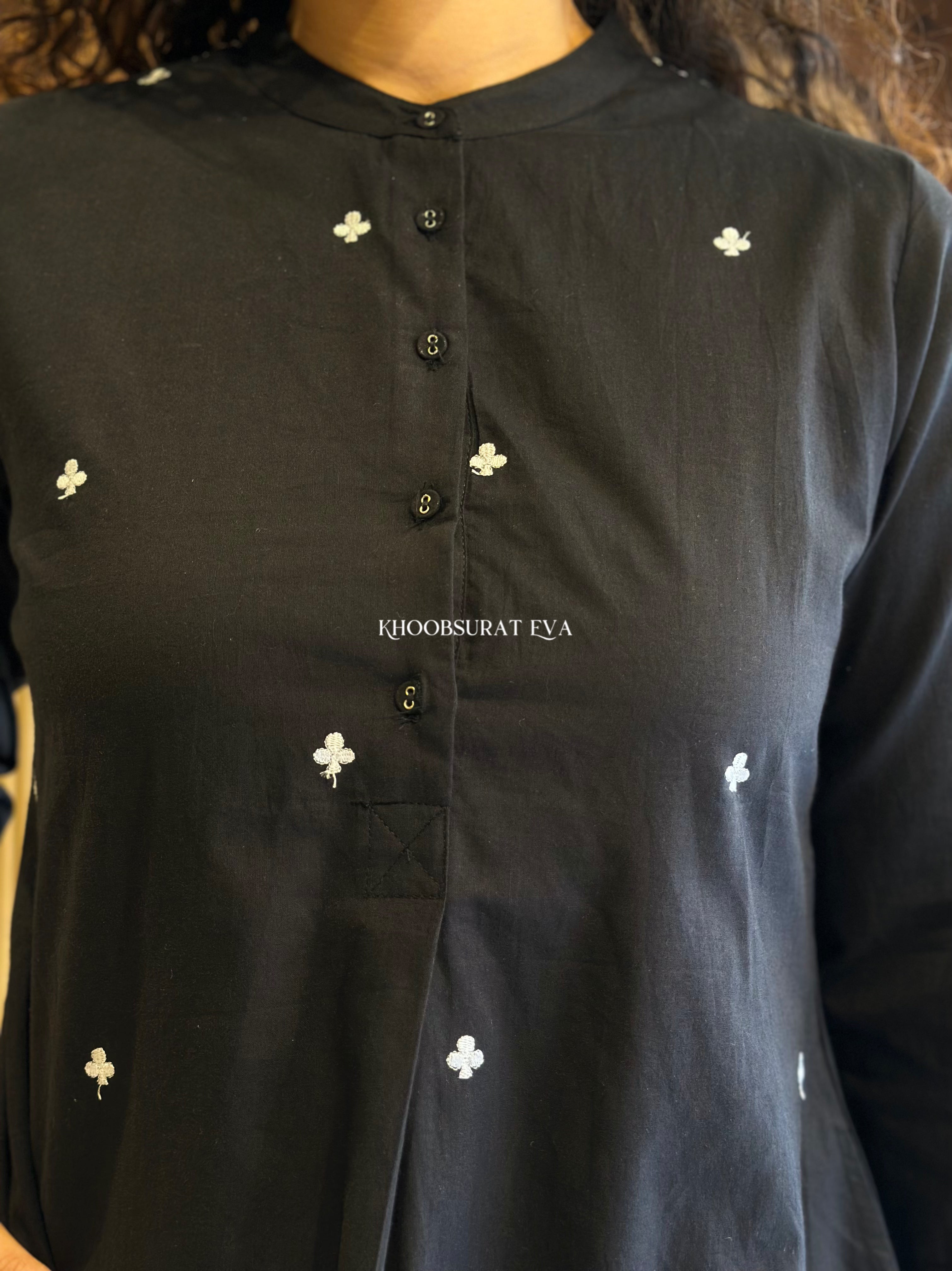 Elegant Black Kurta Set for Women | Traditional Indian Ethnic Wear | Perfect for Festivals, Weddings & Casual Outings