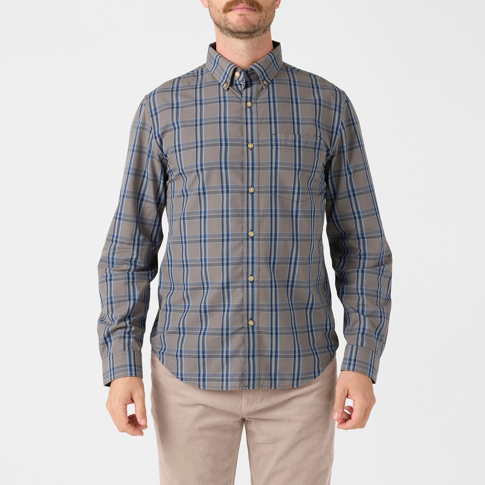 Stylish Sutton Long Sleeve Woven Shirt for Men - Comfortable Casual & Office Wear - Perfect for Business, Dating & Daily Outfits