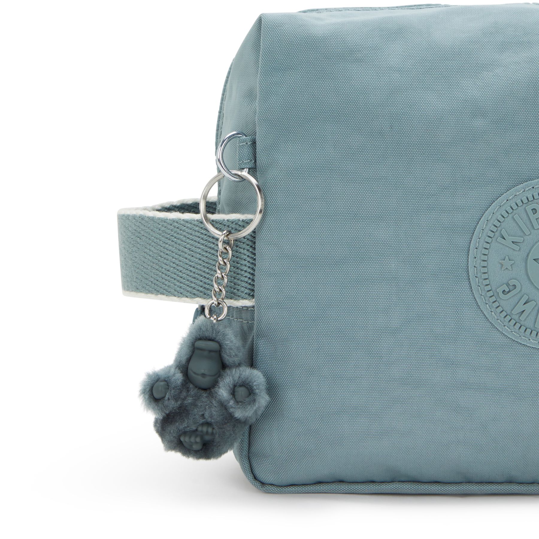 Kipling Parac Small Toiletry Bag - Waterproof Travel Cosmetic Organizer for Women & Men, Compact Makeup Pouch (Relaxed Grey) - Perfect for Airplane Carry-on, Gym, Camping & Weekend Getaways