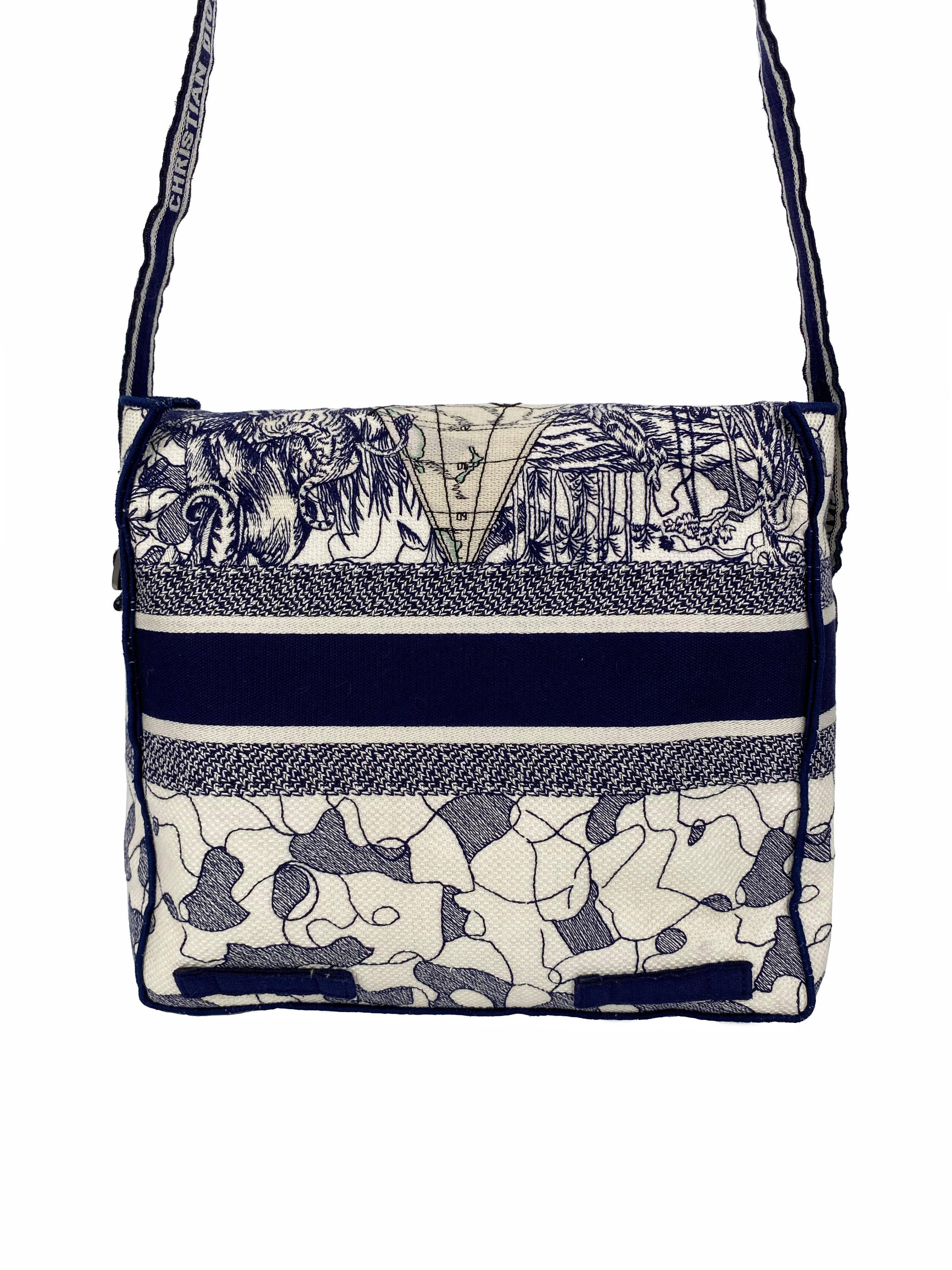 Dior Diorcamp Atlas Messenger Bag for Men & Women - Stylish Crossbody Shoulder Bag for Travel, Work & Everyday Use