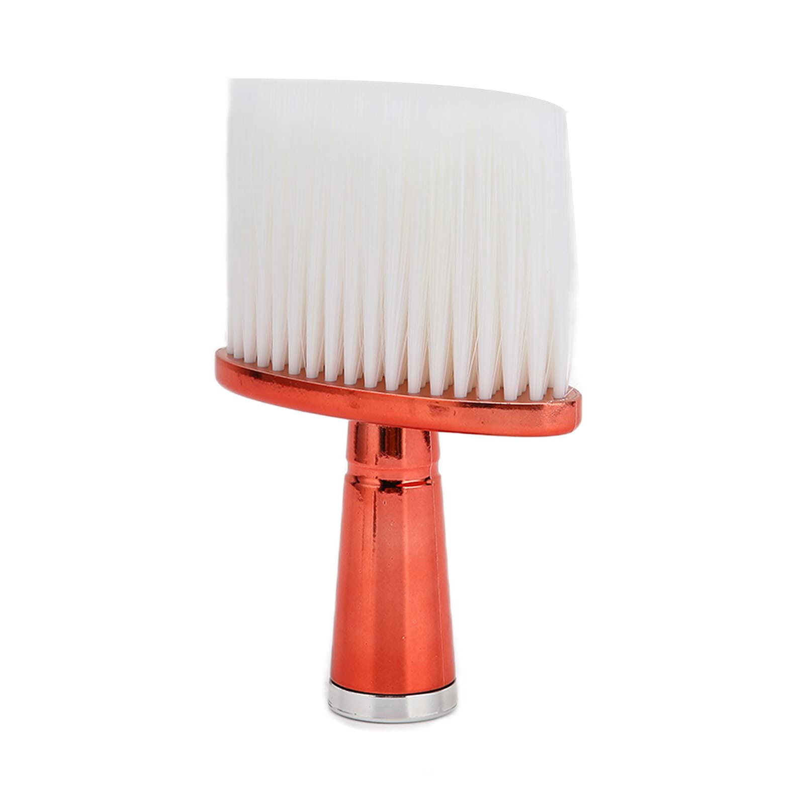 Professional Neck Hair Cleaning Brush - Durable Electroplated Handle for Home & Barber Shop Use | Perfect for Grooming, Styling & Dust Removal
