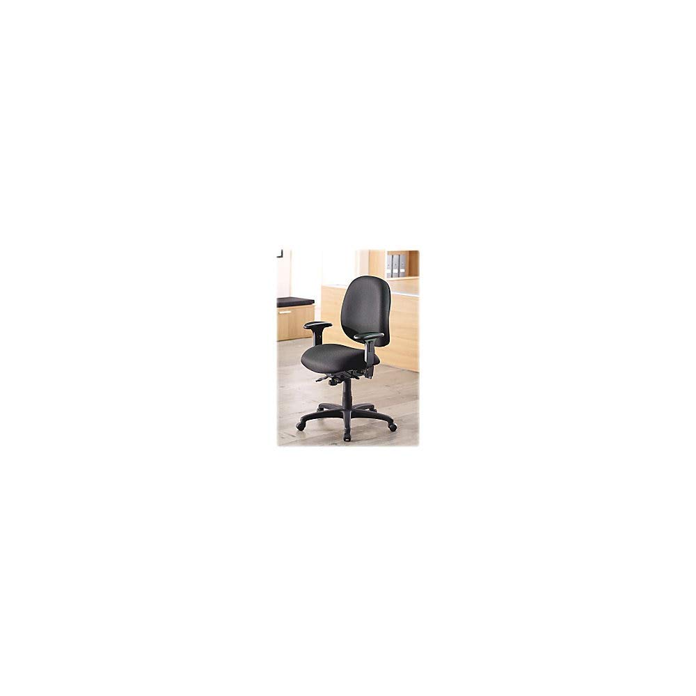 Lorell High Performance Task Chair - Ergonomic Office Chair with Adjustable Height & Lumbar Support, Black - Perfect for Home Office, Gaming & Workspace