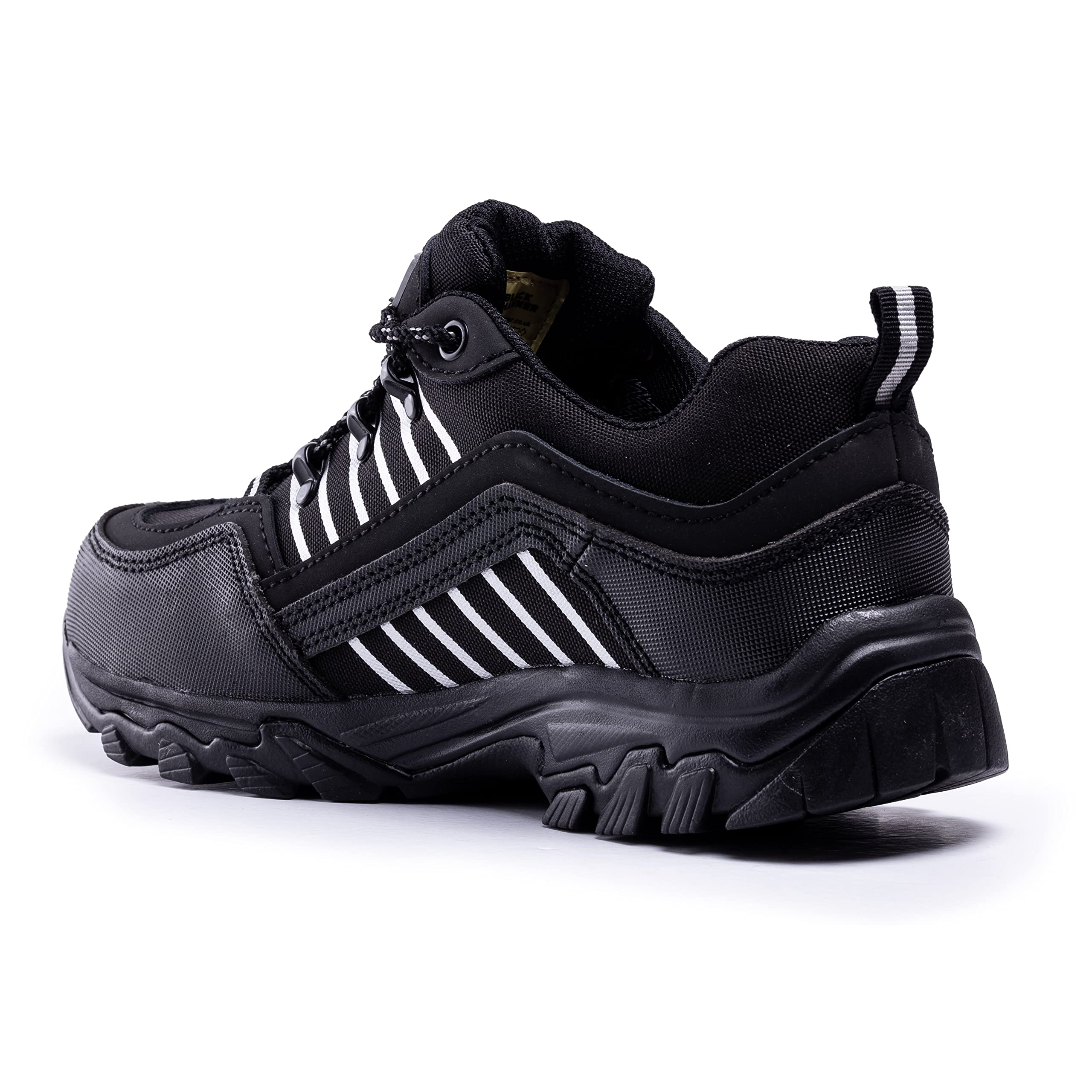 Black Hammer Men's Safety Trainers - Waterproof Steel Toe Work Shoes with Ankle Support, Lightweight S1P SRC 9900 Certified - Ideal for Construction, Warehouse & Industrial Work